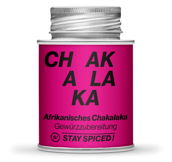 Bild von Stay Spiced Chakalaka - exotische Gewürzmischung 170ml Schraubdose